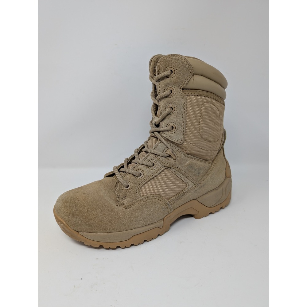 Nortiv 8 Mens Military Tactical Boots Tan Coyote Brown Side Zip Work Boot 7.5